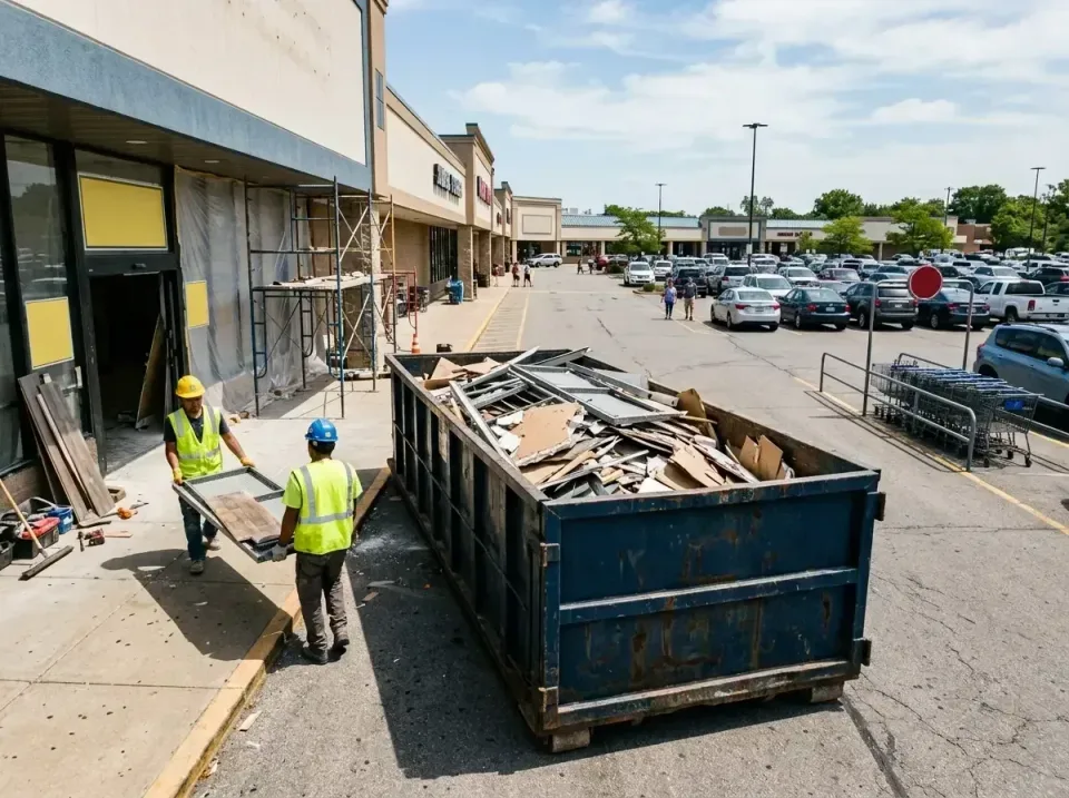 retail-store-renovation-debris-003 — frequently asked questions, Roll-off Dumpster Rentals in Short Pump, VA